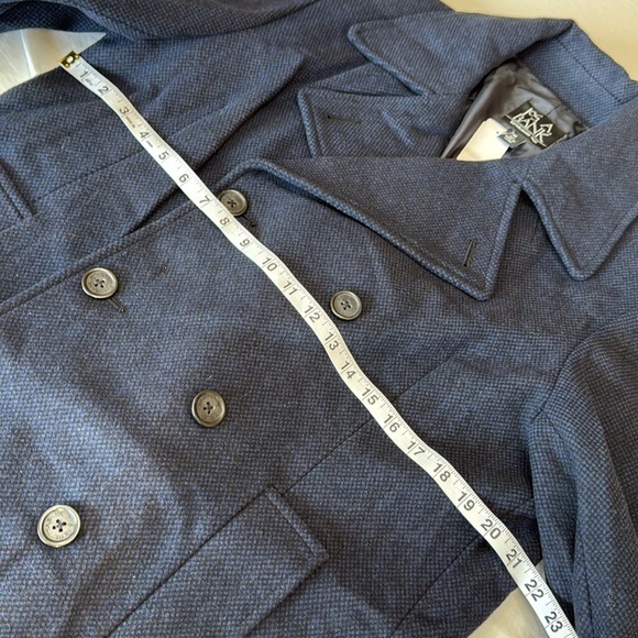 Jos A Bank Mens 61% Wool 20% polyester 19% nylon Winter. Lining 100% polyester. - Picture 3 of 15